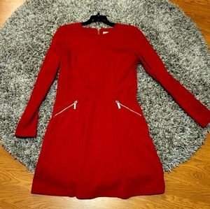 Michael Kors Red A Line Dress